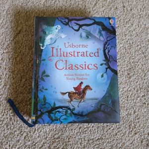 Book: Usborne Illustrated Classics Action Stories for Young Readers